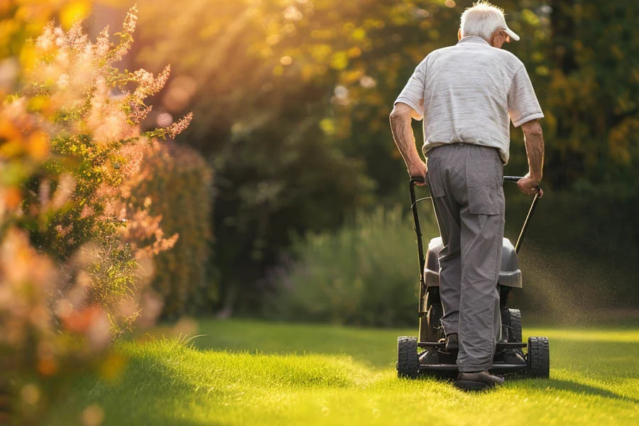 compact lawn mower