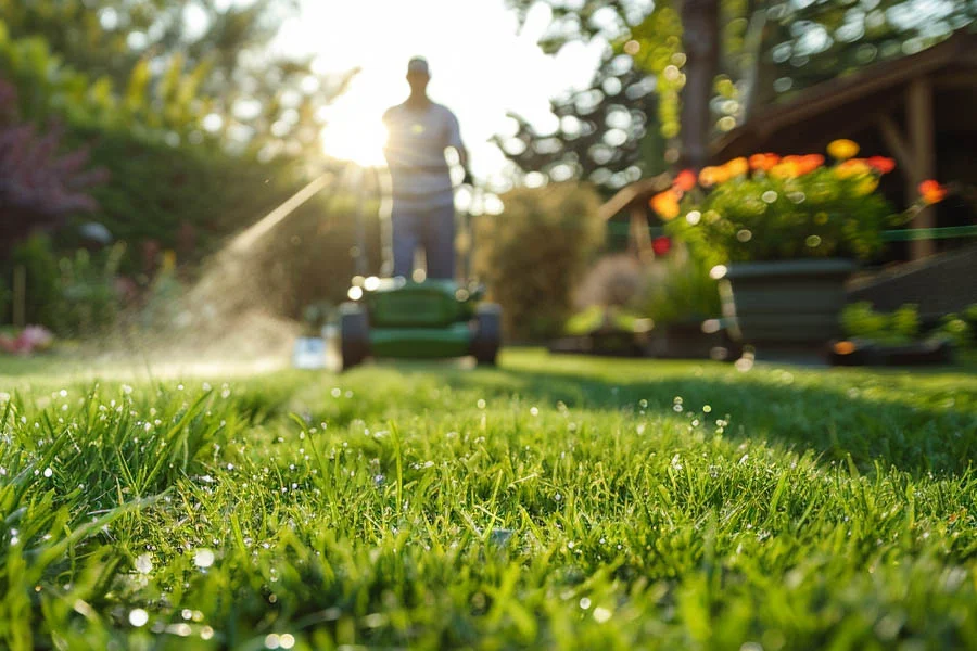 cordless battery lawn mower