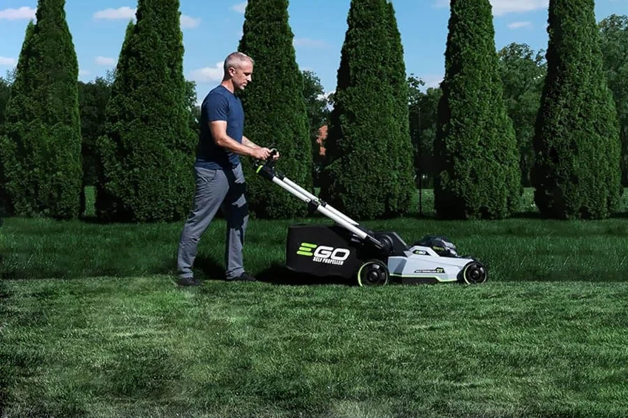 electric mulch lawn mower