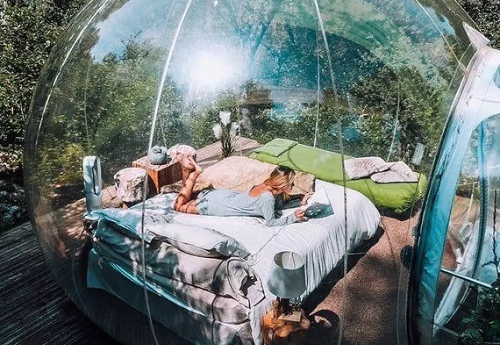 invisible bubble tent