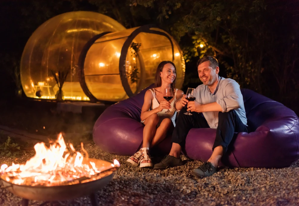 bubble tent party